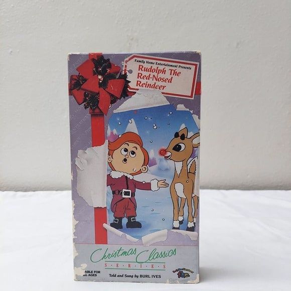 Rudolph the Red-Nosed Reindeer VHS 1989 F.H.E. Vintage Kid Christmas Movie - Picture 1 of 6